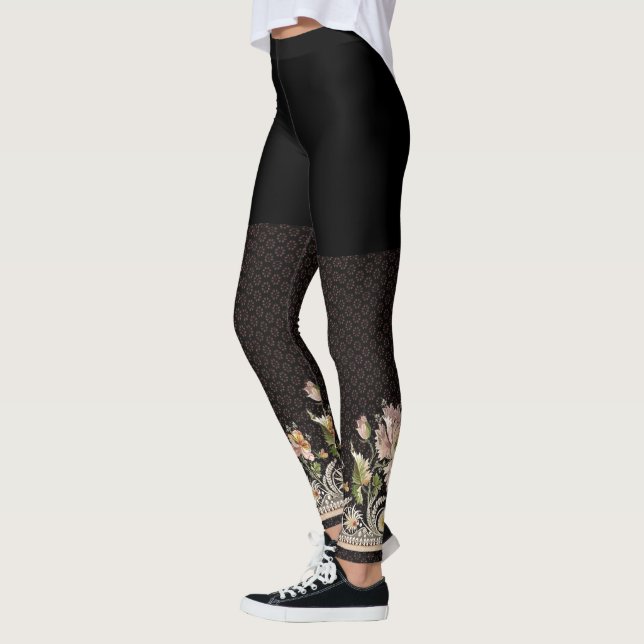 Leggings Ancienne légende de la broderie (Gauche)