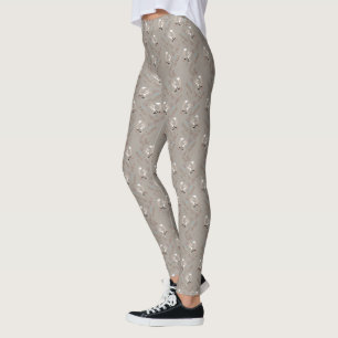 Leggings Animal forestier Fox Acorn Flore modèle