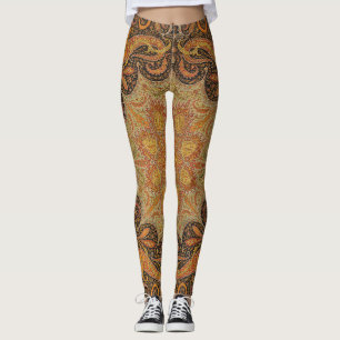 Leggings Antique Indien Motif des deux