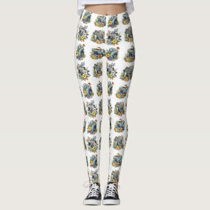 Leggings Appareils photo Vintages rétros avec de jolies fle