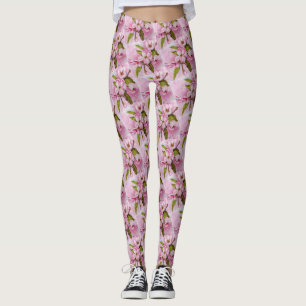 LEGGINGS APPLE ROSE FLEURISSENT FLORAL
