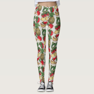 Leggings Application de fruits et légumes