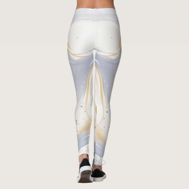 Leggings Aqua Dreams Plongez dans les meilleures pattes d'a (Dos)