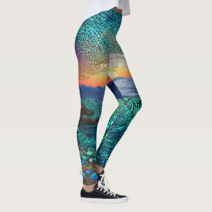 Leggings Aqua Mirage