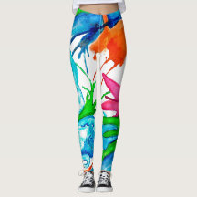 Leggings Aqua Reef