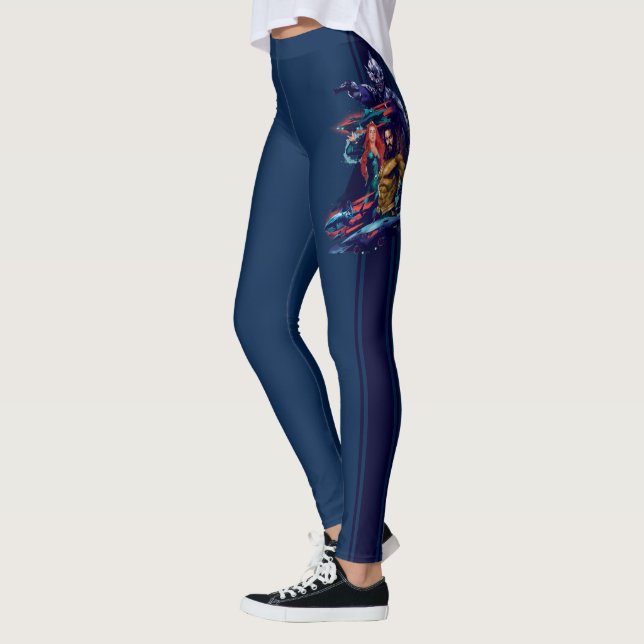Leggings Aquaman | King Orm contre Mera et Aquaman (Gauche)