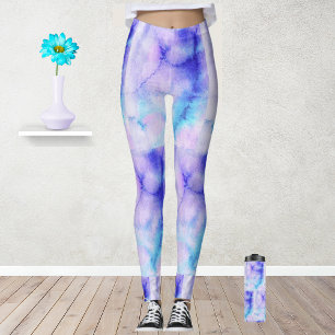 Leggings Aquarelle Abstraite