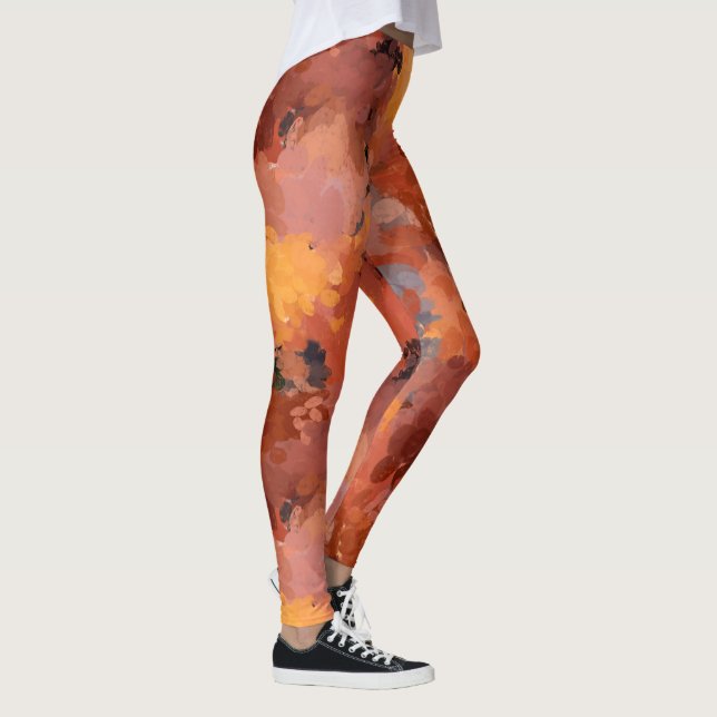 Leggings Aquarelle Abstraite tendance (Droite)