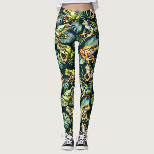 Leggings Aquarelle de grenouilles