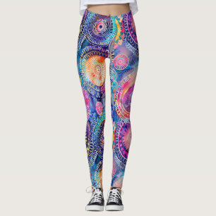 Leggings Aquarelle dynamique Mandala