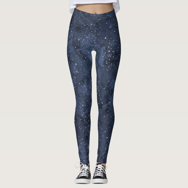 Leggings Aquarelle étoilée Sky (Devant)