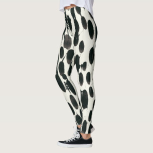 Leggings Aquarelle noire invariable 2 d'I  