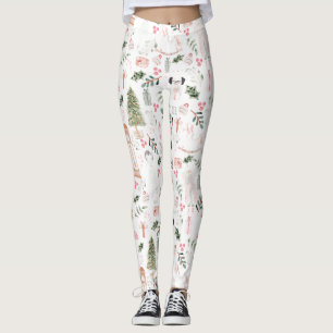 Leggings Aquarelle Nutcracker Holiday