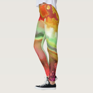 Leggings Aquarelle optimale Zazzle_Growshop.