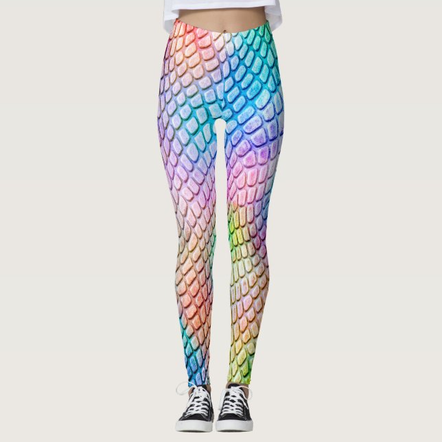 Leggings Aquarelle Snakeskin (Devant)