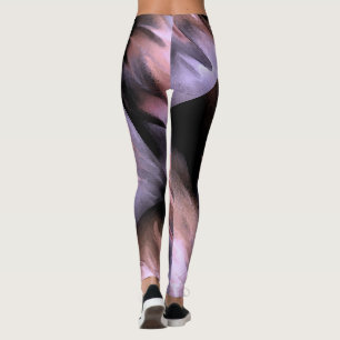 Leggings Aquarelle Splatter Abstrait Pinceau Strokes Canvas