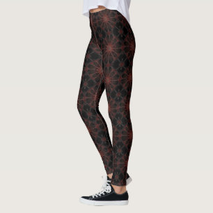 Leggings Araignée de Redback Fractal Art,