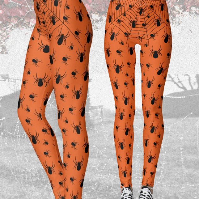 Leggings Araignées noires toile d'araignée Costume d'Hallow (Créateur téléchargé)