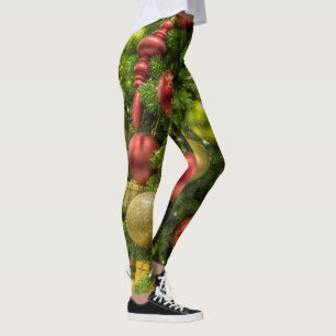 Leggings Arbre de Noël décoré