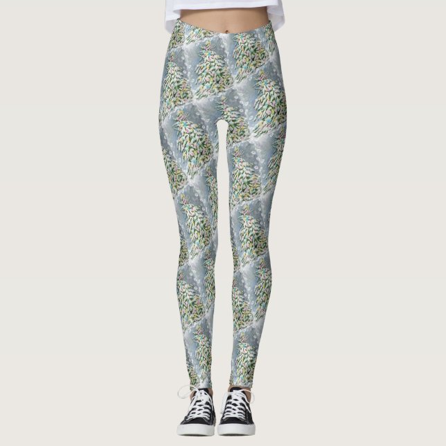 LEGGINGS ARBRE DE NOËL DU PAYS DES MERVEILLES D'HIVER (Devant)