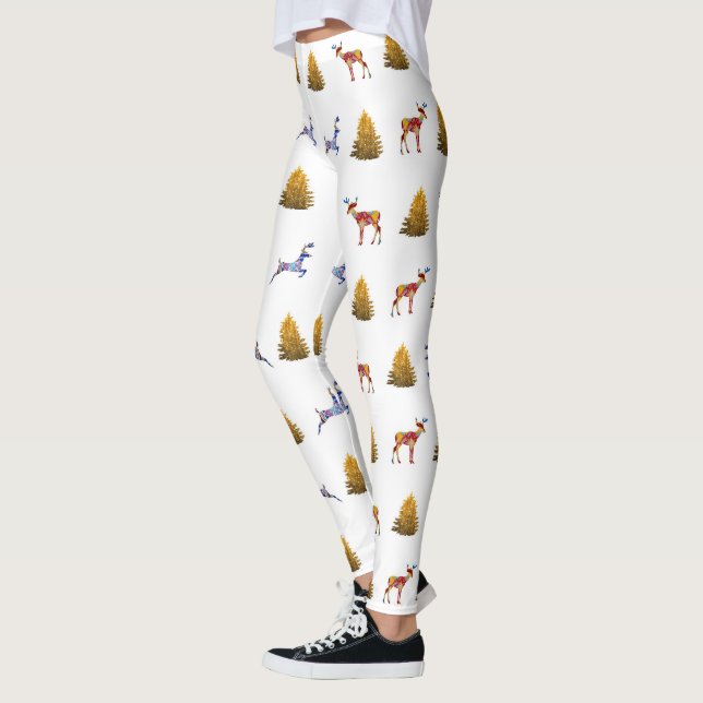 Leggings Arbre de vacances Reindees (Gauche)