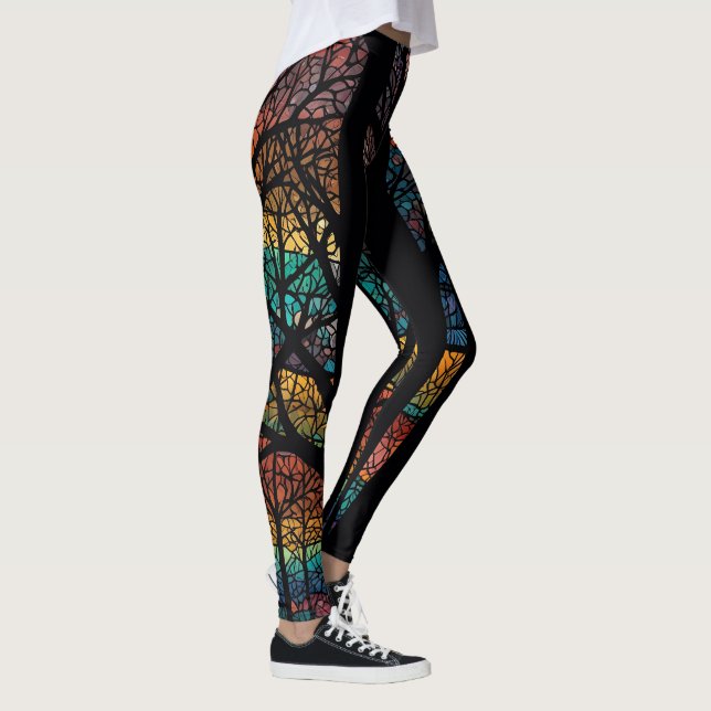 Leggings Arbre de vie fille puissance et amour (Droite)
