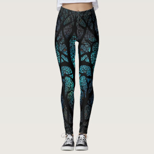 Leggings Arbre de vie - Mosaïque de forêt mystique