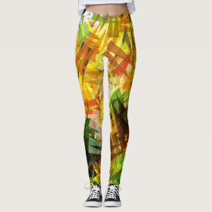 LEGGINGS ARBRES ABSTRAITS
