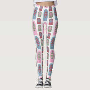Leggings Arbres Art déco