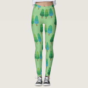 Leggings Arbres verts boisés Thunder_Cove
