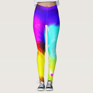 Leggings Arc en arc-en-ciel Gras Légendes Artistiques