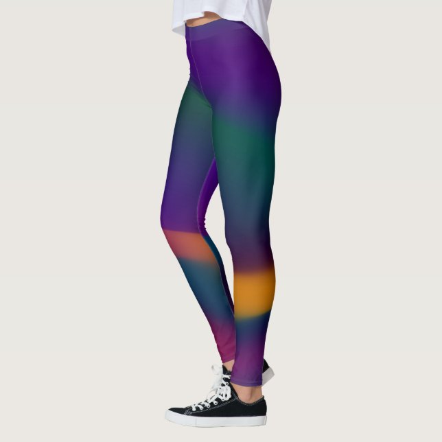 Leggings Arc-en-ciel de couleurs (Gauche)