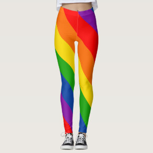 Leggings Arc-en-ciel LGBTQ+ Pride drapeau, couleurs Gay pri