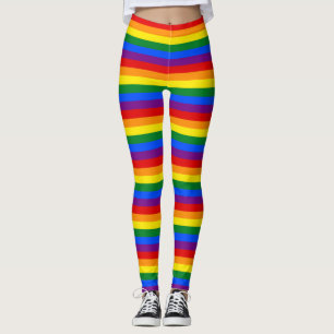 Leggings Arc-en-ciel rayé