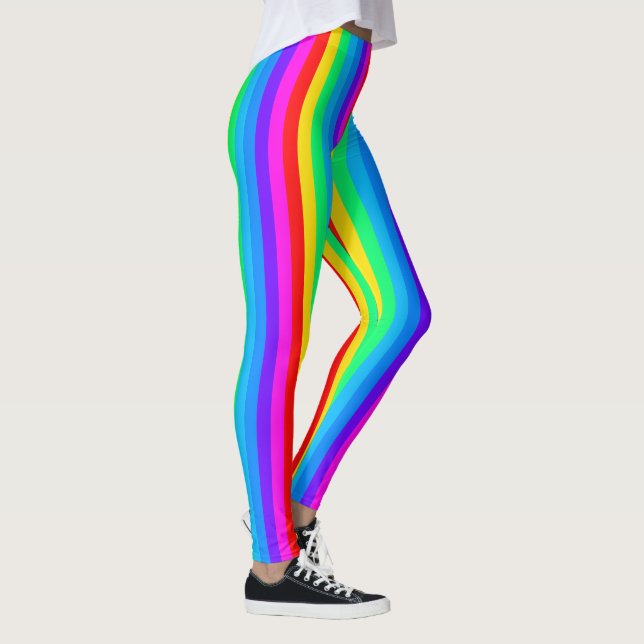 Leggings Arc-en-ciel rayé (Droite)