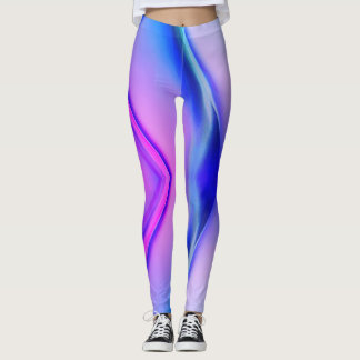 Leggings arc-en-ciel violet