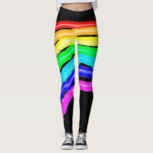 Leggings Arc-en tiré