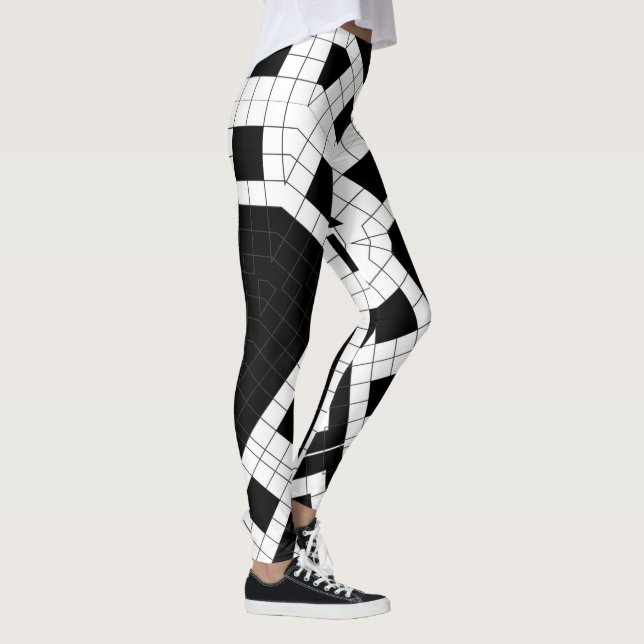 Leggings Architecture Géométrique (Droite)