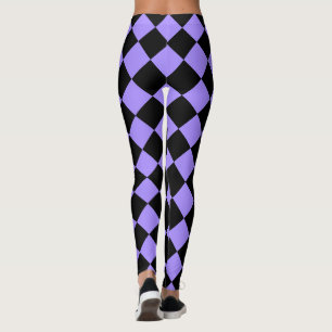 Leggings Arlequin violet brillant