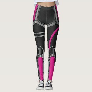 Leggings Armure Robot Rose