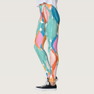 Leggings Arrière - plan couleur aquarelle