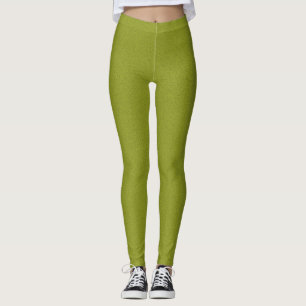 Leggings Arrière - plan de grain de vert de chaux de