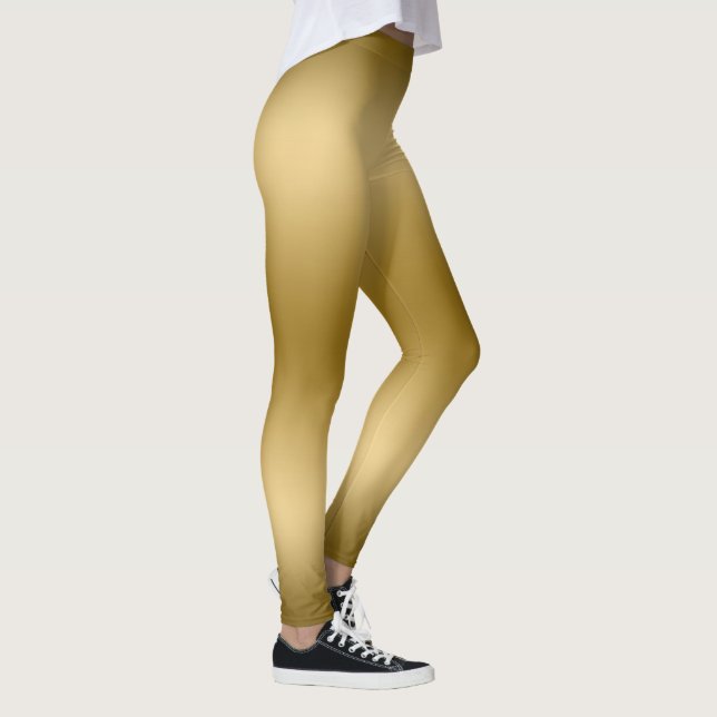 Leggings Arrière - plan Gold Gradient (Droite)