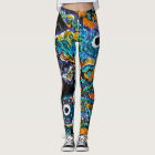 Leggings Art Abstrait