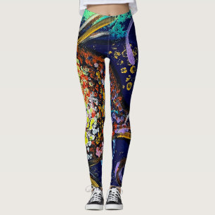 Leggings Art Abstrait