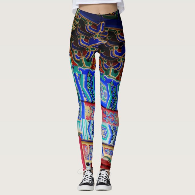 Leggings Art Abstrait créé par Classic Asian Design dans (Devant)