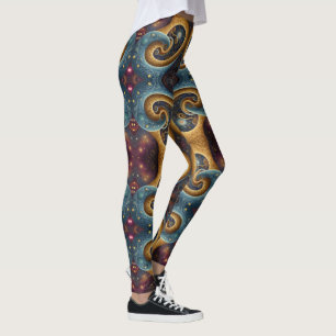 Leggings Art aztèque, dynamique, reflétant la culture