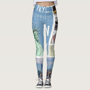 Leggings Art de bruit de New York City Nyc