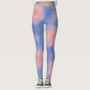 Leggings Art de la galaxie pastel rêveuse