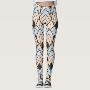 Leggings Art Déco : Ornement sans Seamless Texturé.